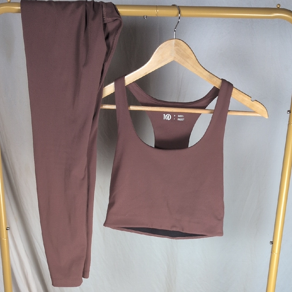 Tentree In Motion Longline Bra + High Waist Leggings Set